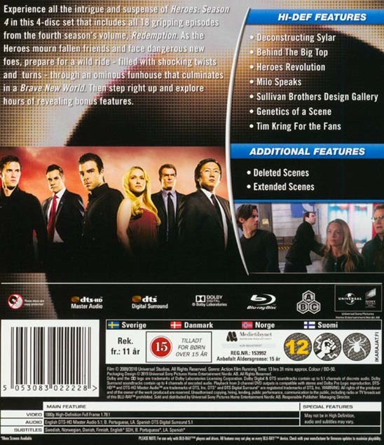 Heroes - Säsong 4 (Blu-ray) - 2