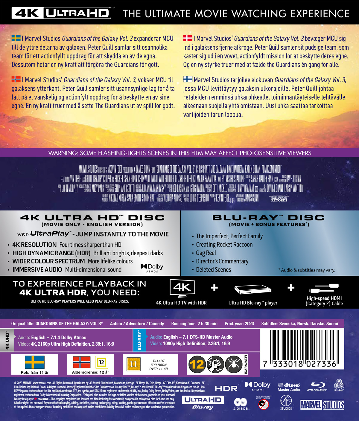 Guardians of the Galaxy Volume 3 (4K Ultra HD + Blu-ray) - 2