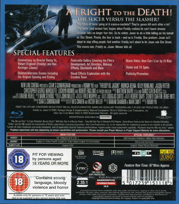 Freddy Vs. Jason (ej svensk text) (Blu-ray) - 2