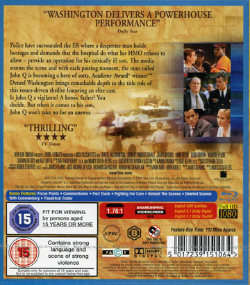 John Q. (ej svensk text) (Blu-ray) - 2