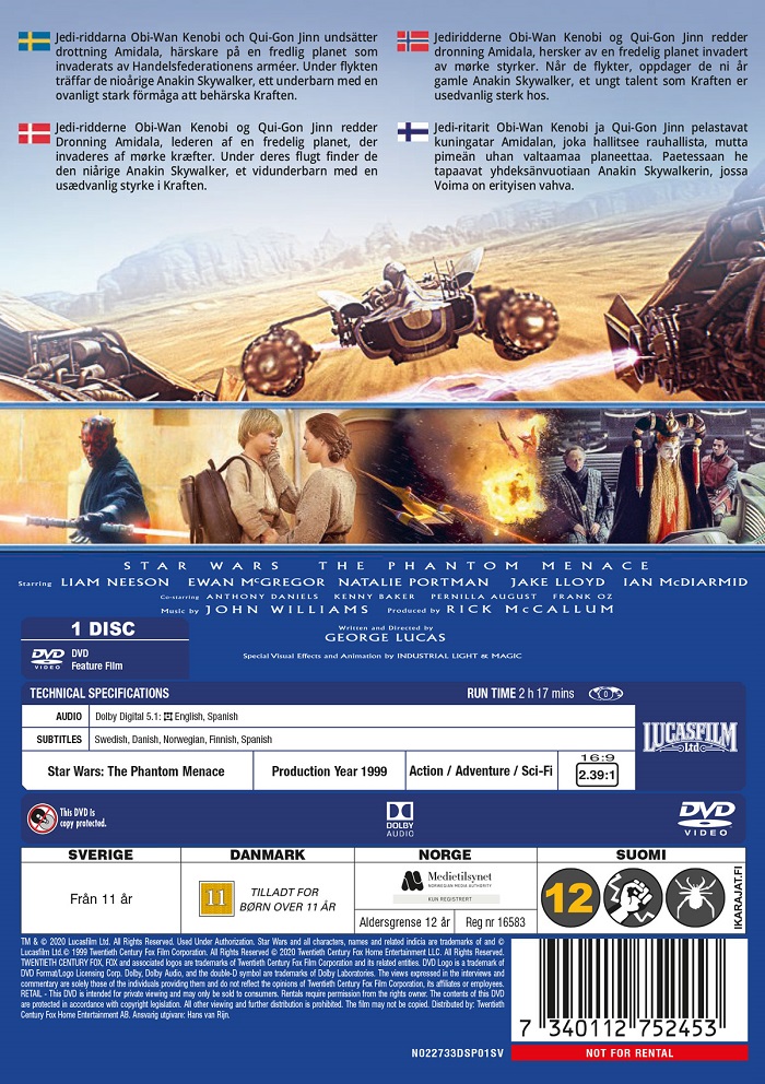 Star Wars I - The Phantom Menace (New Line Look) - 2