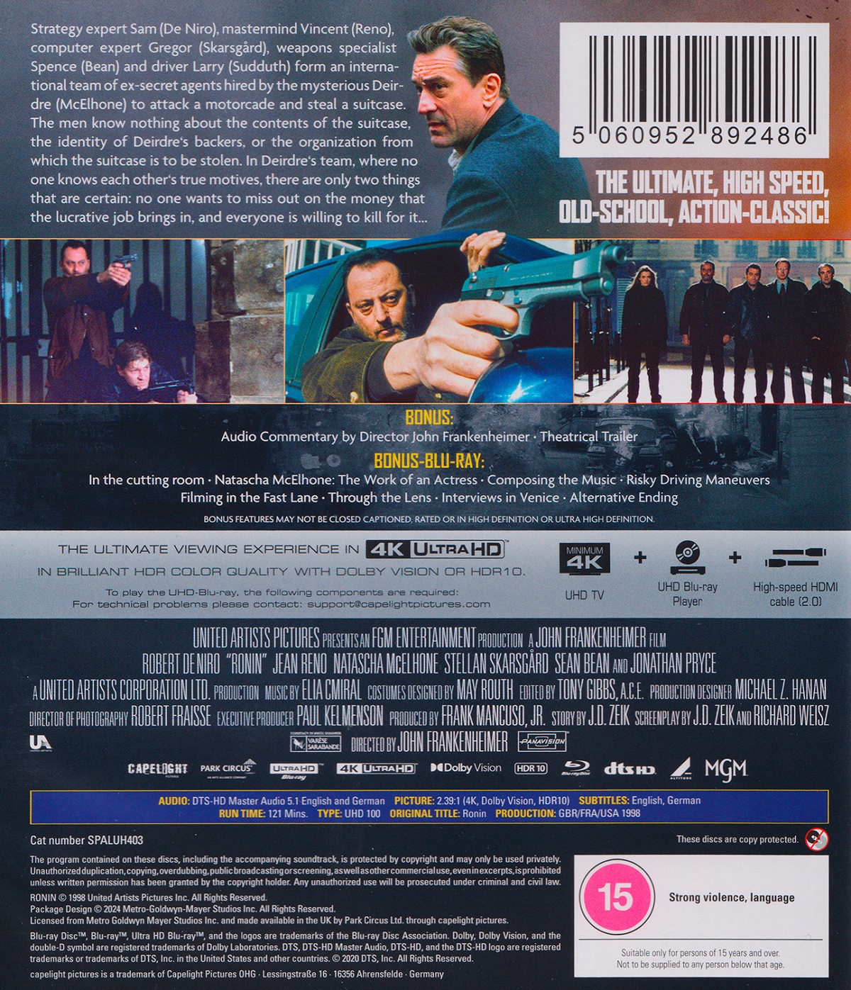 Ronin (ej svensk text) (4K Ultra HD + Blu-ray) - 2