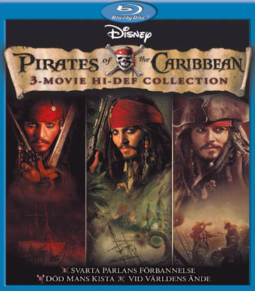 Pirates of the Caribbean 1-3 Collection (3-disc) (Blu-ray)