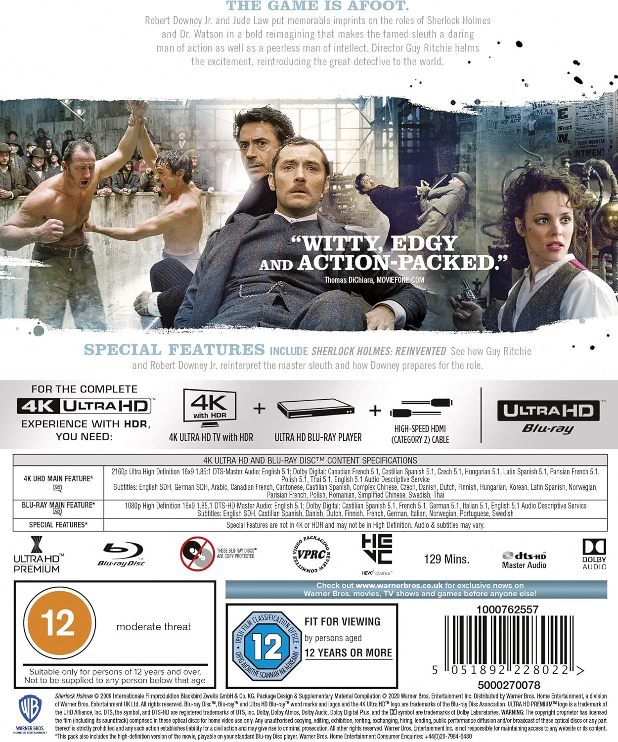 Sherlock Holmes (4K Ultra HD + Blu-ray) - 2