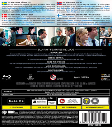 Newsroom - Säsong 1 (Blu-ray) - Kvarnvideo.se