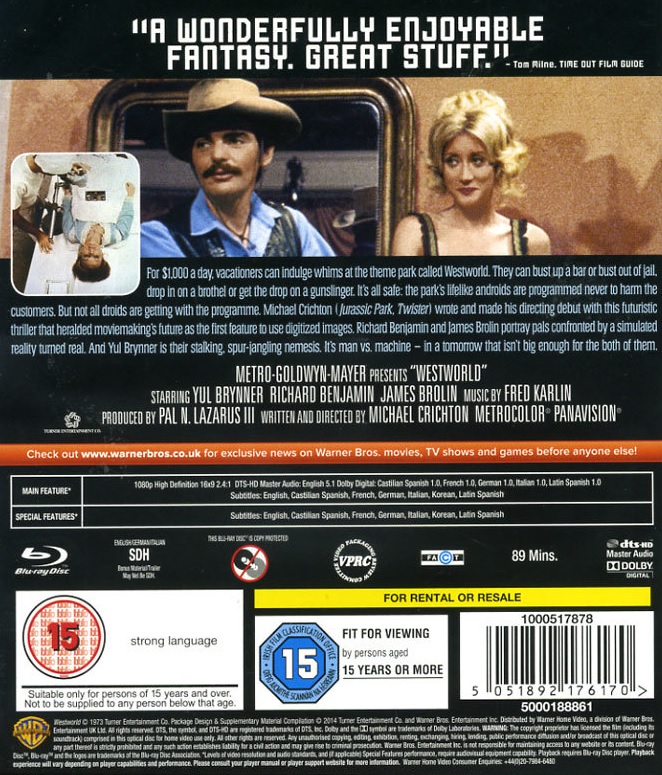 Westworld (ej svensk text) (Blu-ray) - 2