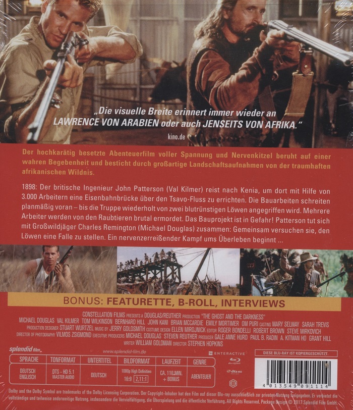 The Ghost And the Darkness (ej svensk text) (Blu-ray) - 2
