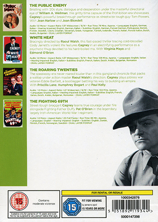 James Cagney Collection (4-disc) (ej svensk text två filmer) - 2