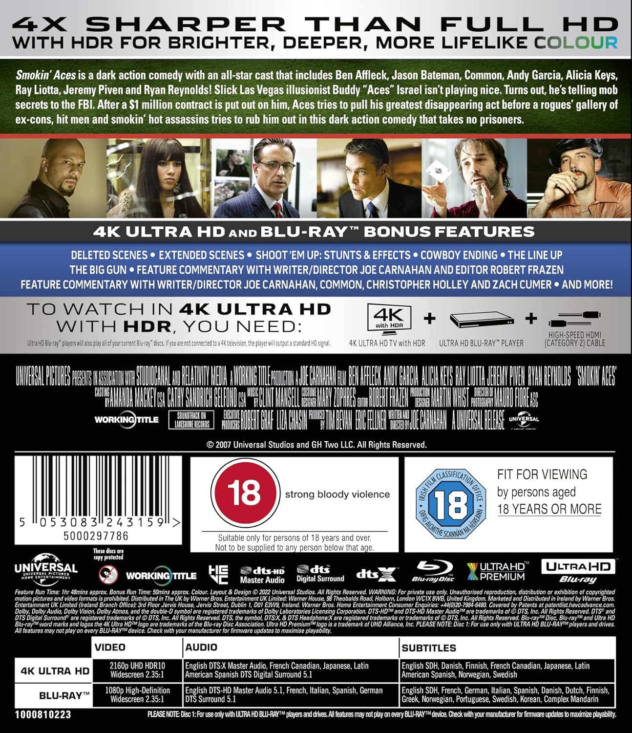 Smokin' Aces (4K Ultra HD + Blu-ray) - 2