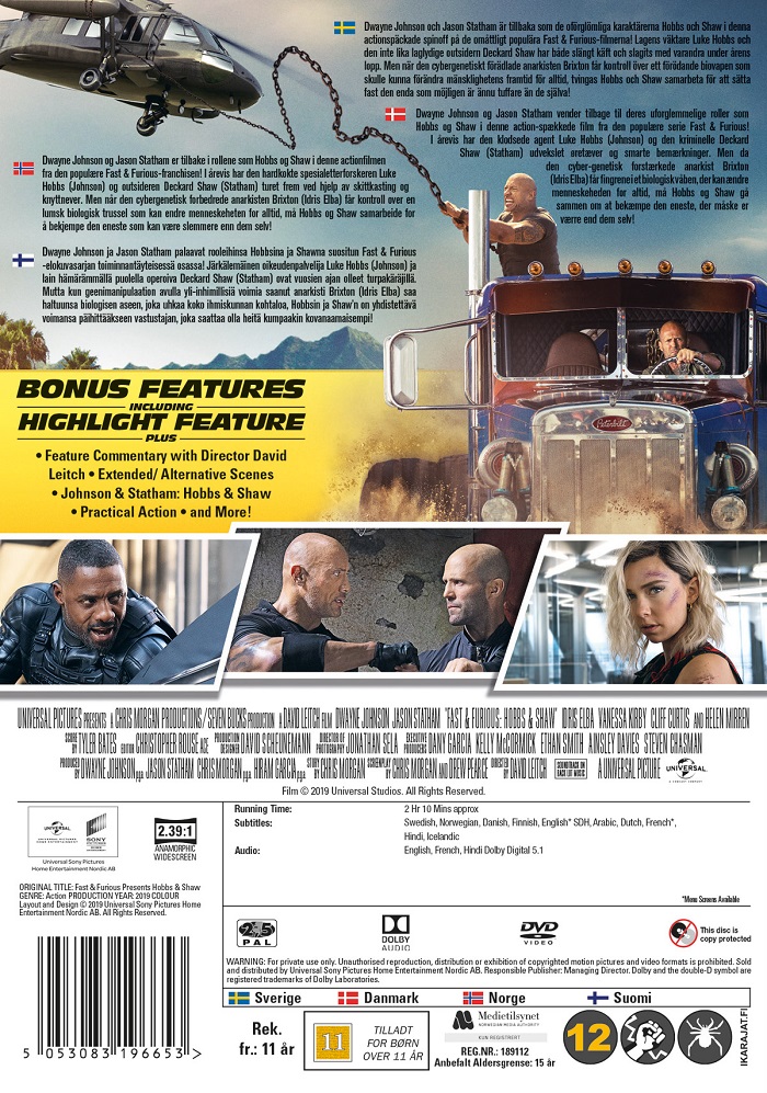Fast & Furious: Hobbs & Shaw - 2