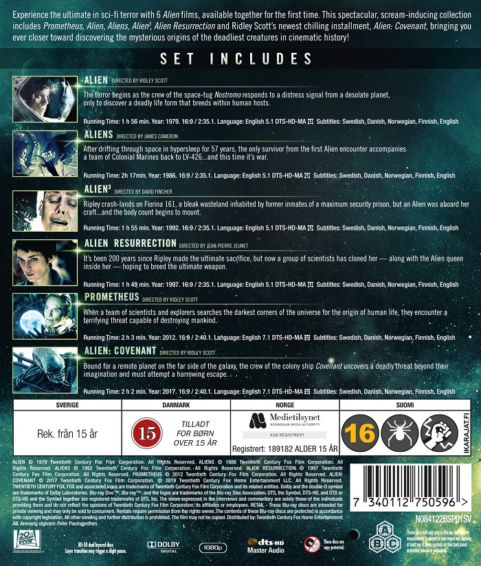 Alien 6-Film Collection (Blu-ray) - 2