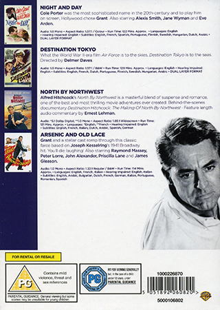 Cary Grant Collection (4-disc) (ej svensk text två filmer) - 2