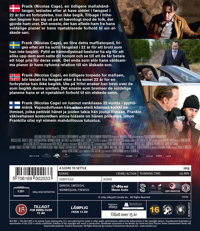 A Score To Settle (Blu-ray) - 2