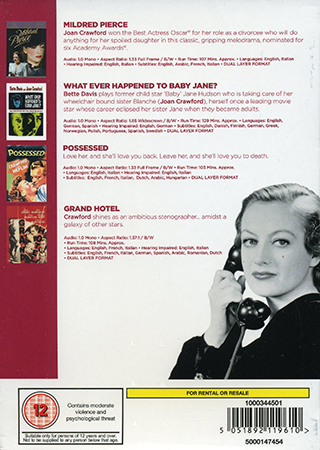 Joan Crawford Collection (4-disc) (ej svensk text tre filmer) - 2