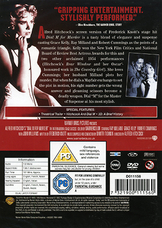 Dial M For Murder (ej svensk text) - 2