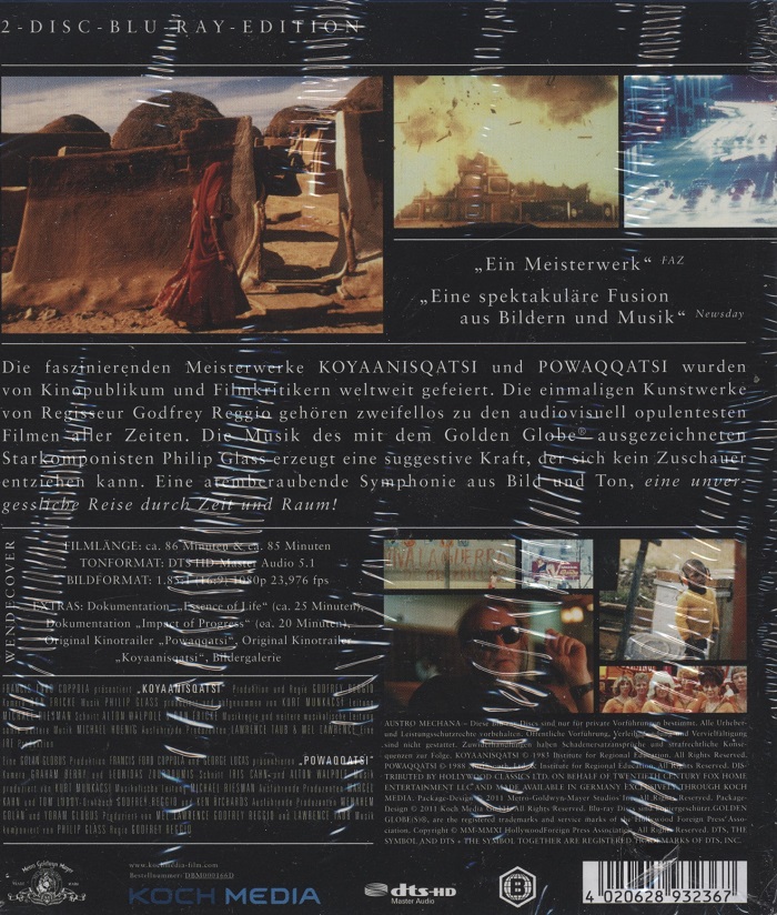 Koyaanisqatsi / Powaqqatsi (ej svensk text) (Blu-ray) - 2