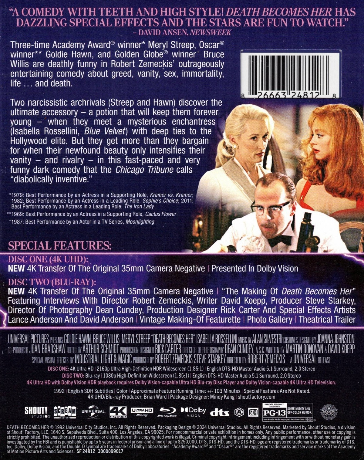 Death Becomes Her (ej svensk text) (4K Ultra HD + Blu-ray) - 2