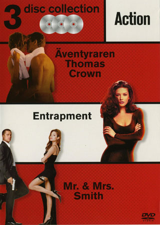 Äventyraren Thomas Crown / Entrapment / Mr. & Mrs. Smith (3-disc)