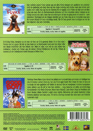 Fluke / En Vän Med Fyra Tassar / Good Boy! (3-disc) - 2