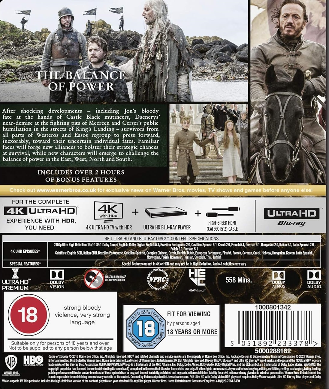 Game of Thrones - Säsong 6 (4K Ultra HD) - 2