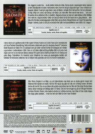 Huset Som Gud Glömde / När Lammen Tystnar / Ett Experiment Skräck (3-disc) - 2