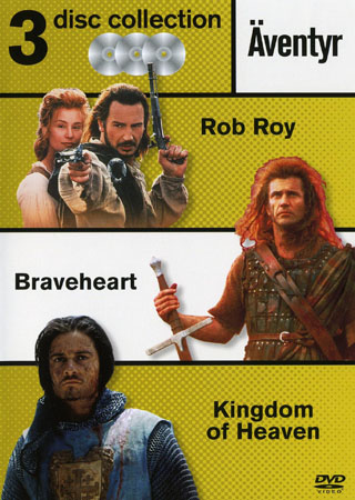 Rob Roy / Braveheart / Kingdom of Heaven (3-disc)