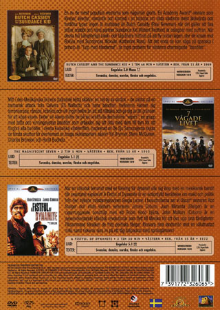 Butch Cassidy And the Sundance Kid / 7 Vågade Livet / A Fistful of Dynamite (3-disc) - 2