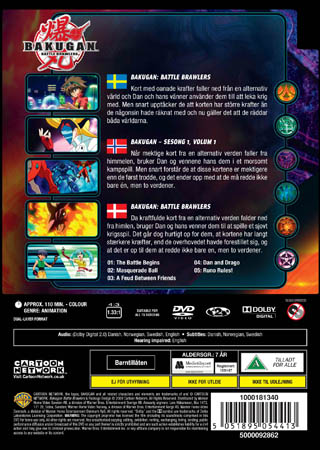 Bakugan Battle Brawlers - Säsong 1 Volym 1: Battle Brawlers - 2
