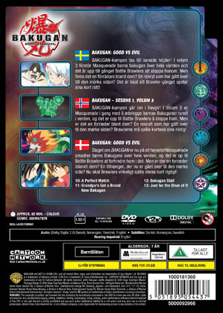 Bakugan Battle Brawlers - Säsong 1 Volym 3: Good Vs. Evil - 2