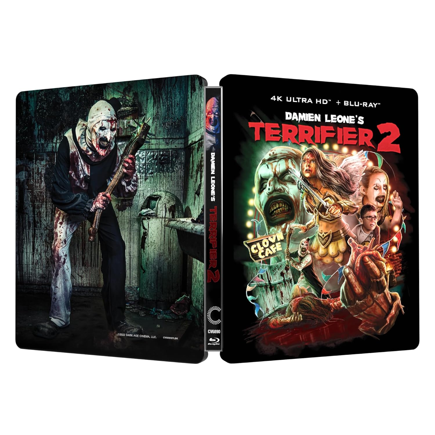 Terrifier 2 (Limited Edition Steelbook) (ej svensk text) (4K Ultra HD + Blu-ray) - 2