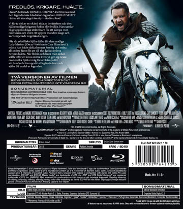 Robin Hood (2010) (Blu-ray) (Begagnad) - 2