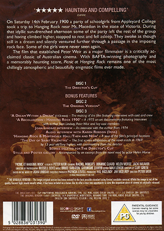 Picnic At Hanging Rock - Deluxe Edition (3 disc) (ej svensk text) - 2
