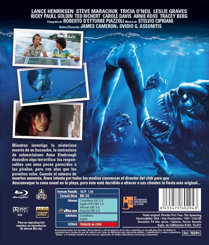 Piranha II - the Spawning (ej svensk text) (Blu-ray) - 2