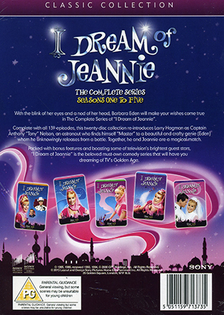 I Dream Of Jeannie - Säsong 1-5 (20-disc) (ej svensk text säsong 3-5) - 2
