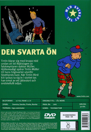 Tintin 5 - Den Svarta Ön (Begagnad) - 2