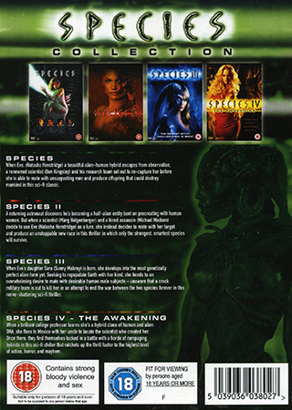 Species Collection (4 disc) (ej svensk text) - 2