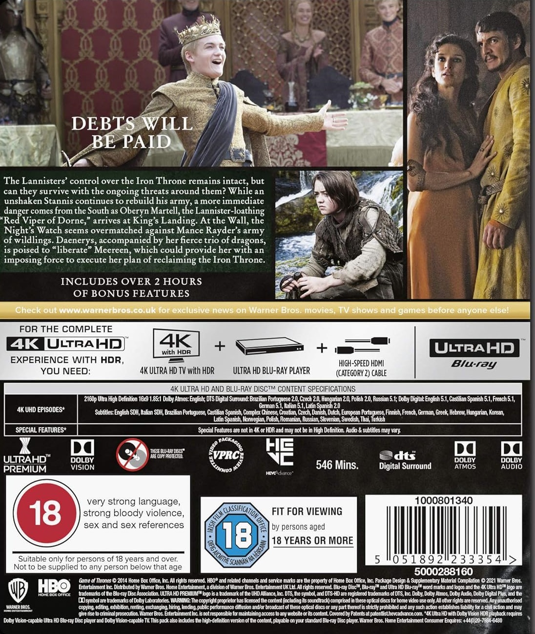 Game Of Thrones - Säsong 4 (4K Ultra HD) - 2