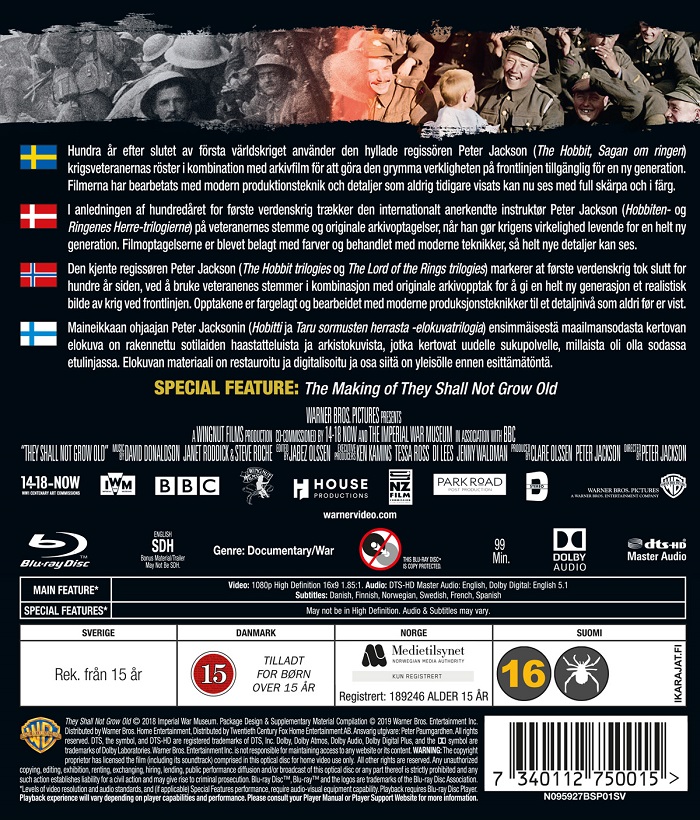 They Shall Not Grow Old (Blu-ray) - 2