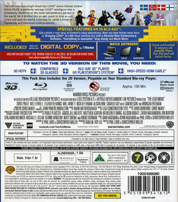LEGO Movie (Real 3D + Blu-ray) - 2