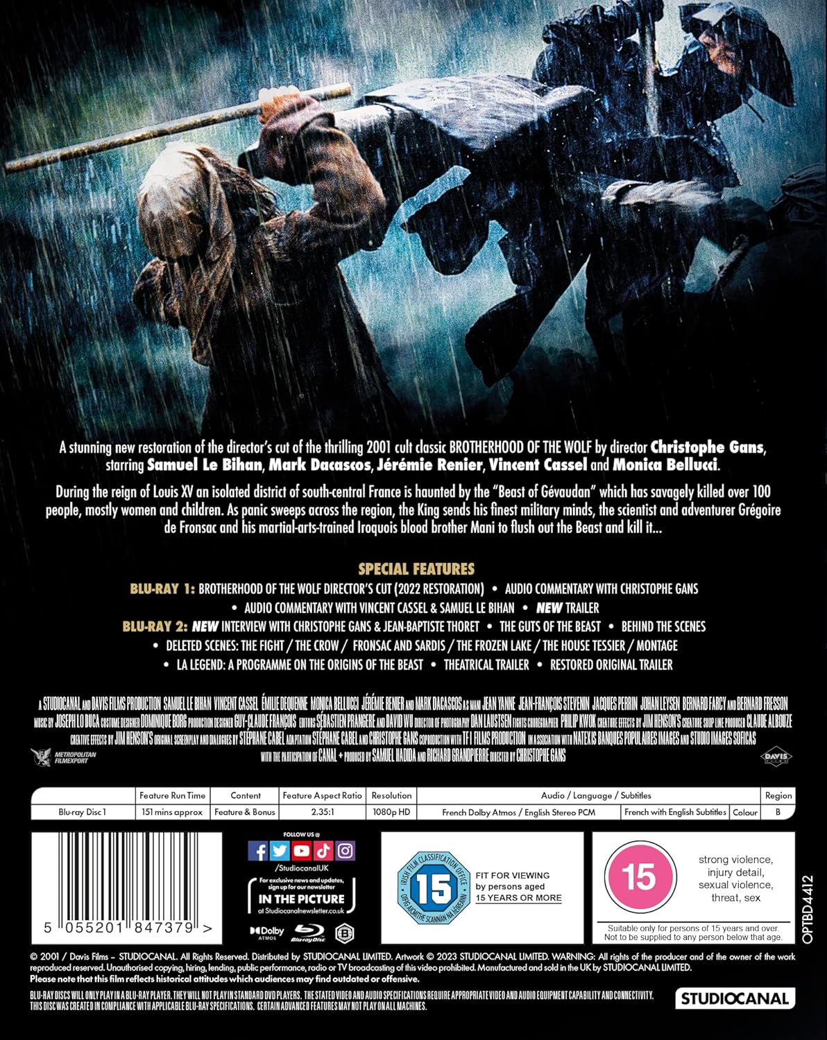 Brotherhood of the Wolf (ej svensk text) (Blu-ray) - 2