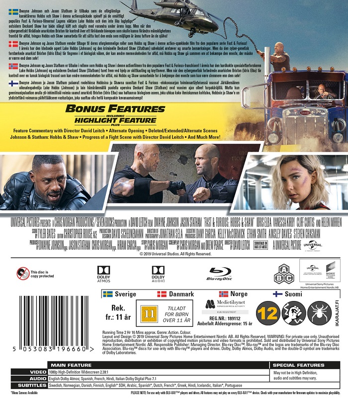 Fast & Furious: Hobbs & Shaw (Blu-ray) - 2