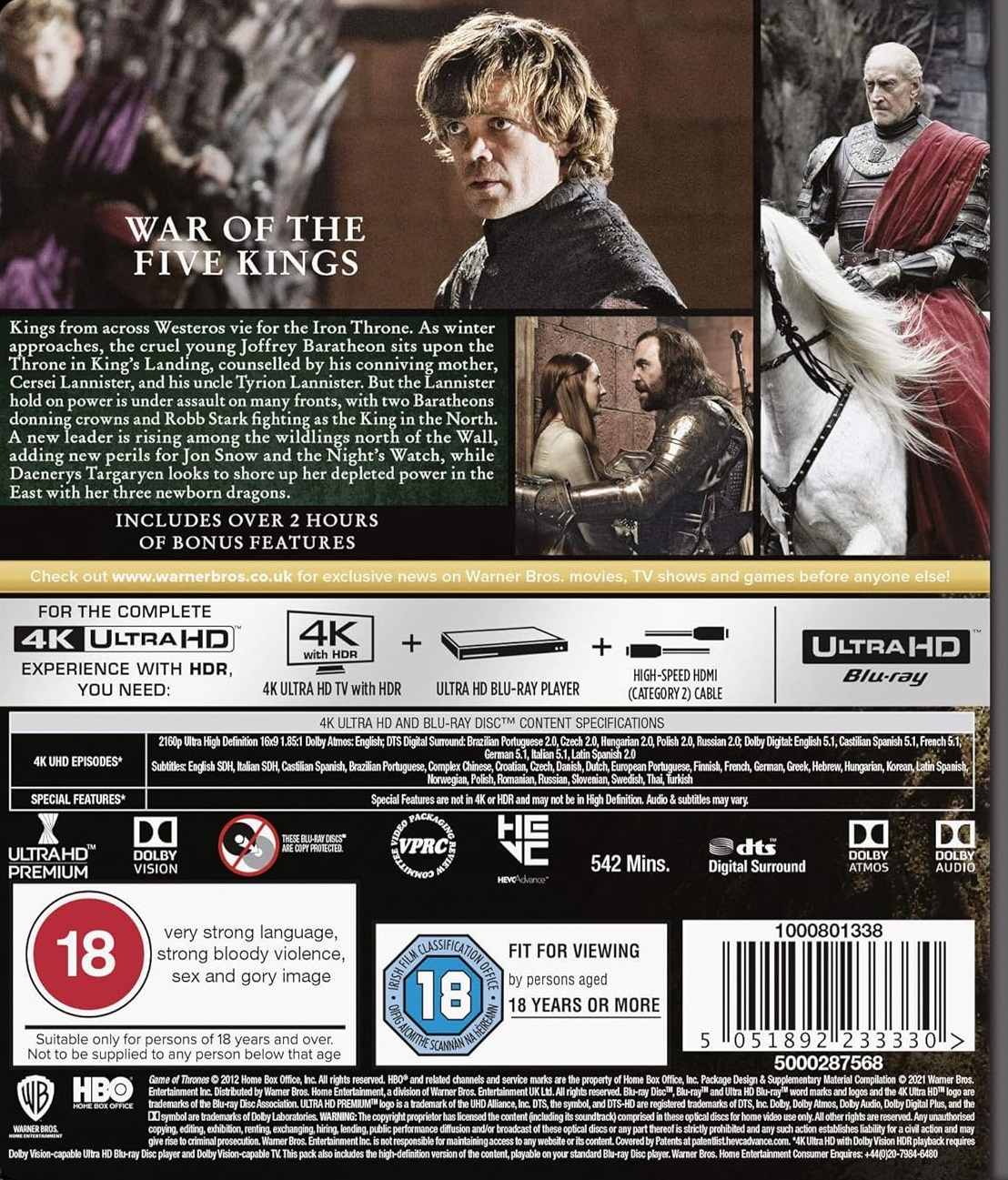 Game of Thrones - Säsong 2 (4K Ultra HD) - 2