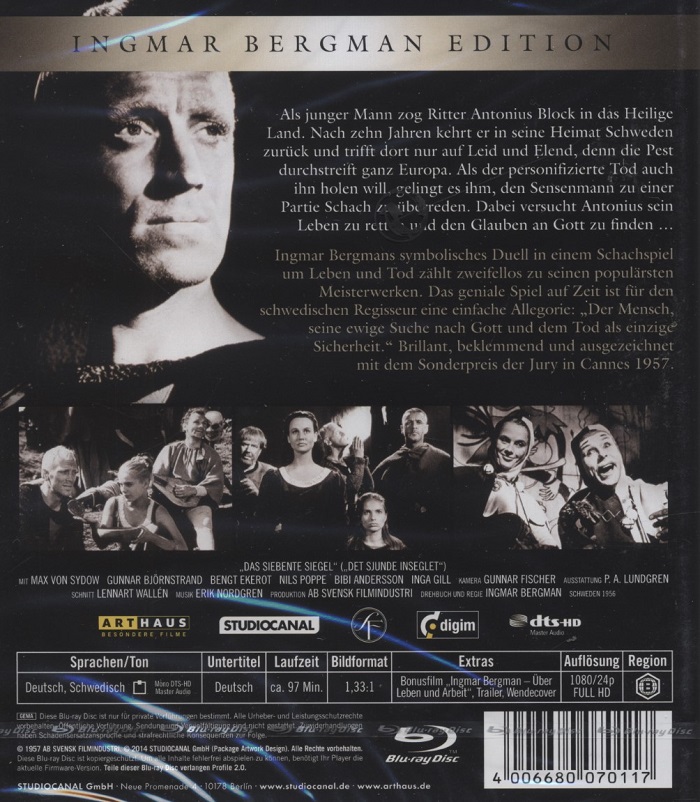 Det Sjunde Inseglet (ej svensk text) (Blu-ray) - 2