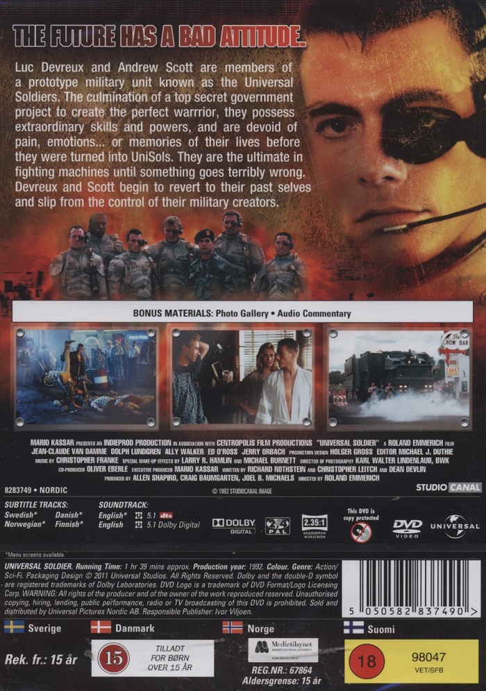 Universal Soldier (1-disc) - 2