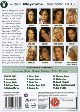 Playboy - Video Playmate Calendar 2008 (ej svensk text) - 2