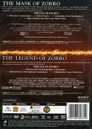 Mask Of Zorro / Legend Of Zorro - 2