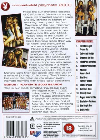 Playboy - Video Centrefold: Playmate of the Year 2000 Bernaola Twins (ej svensk text) - 2