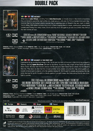 Vacancy / Vacancy 2: The First Cut - 2
