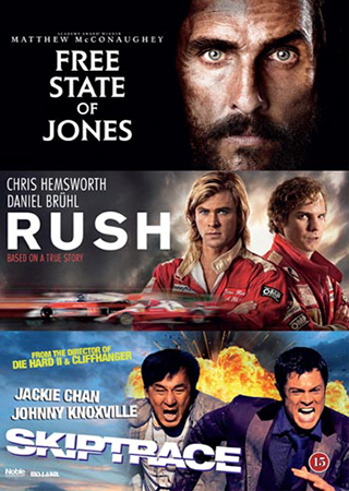 Free State of Jones / Rush / Skiptrace