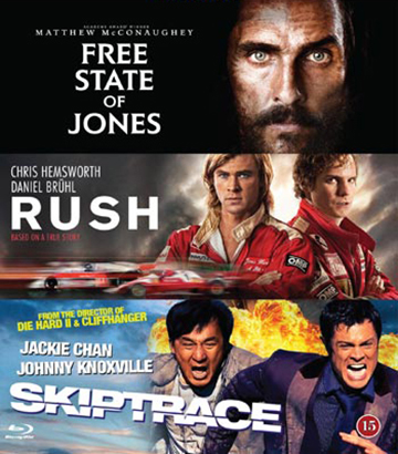 Free State of Jones / Rush / Skiptrace (Blu-ray)